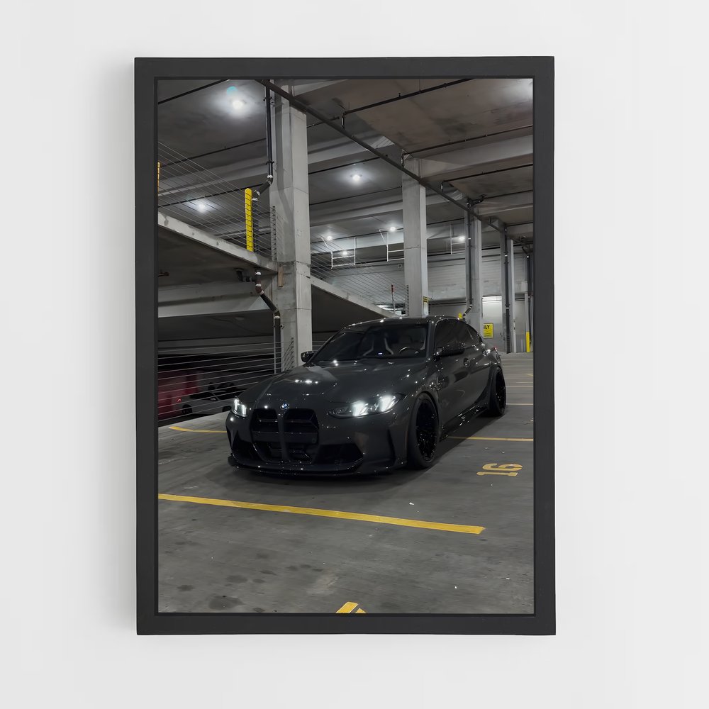 Poster Black Stallion – affiche BMW (vue 2)